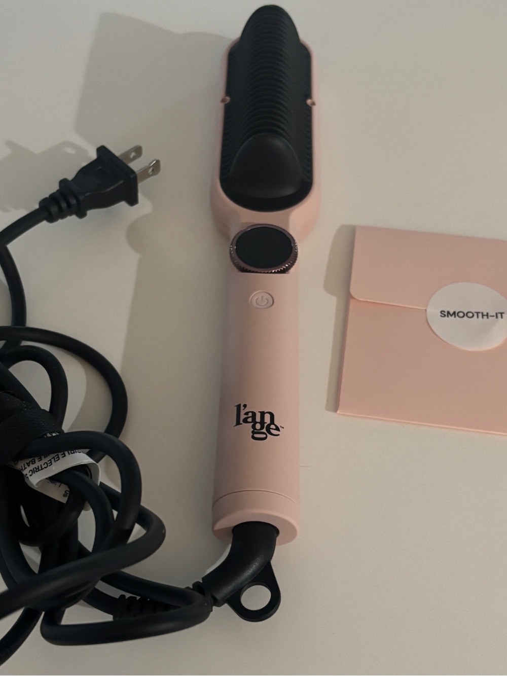 lange  Smooth-It 2-in-1 Digital Straightening Comb